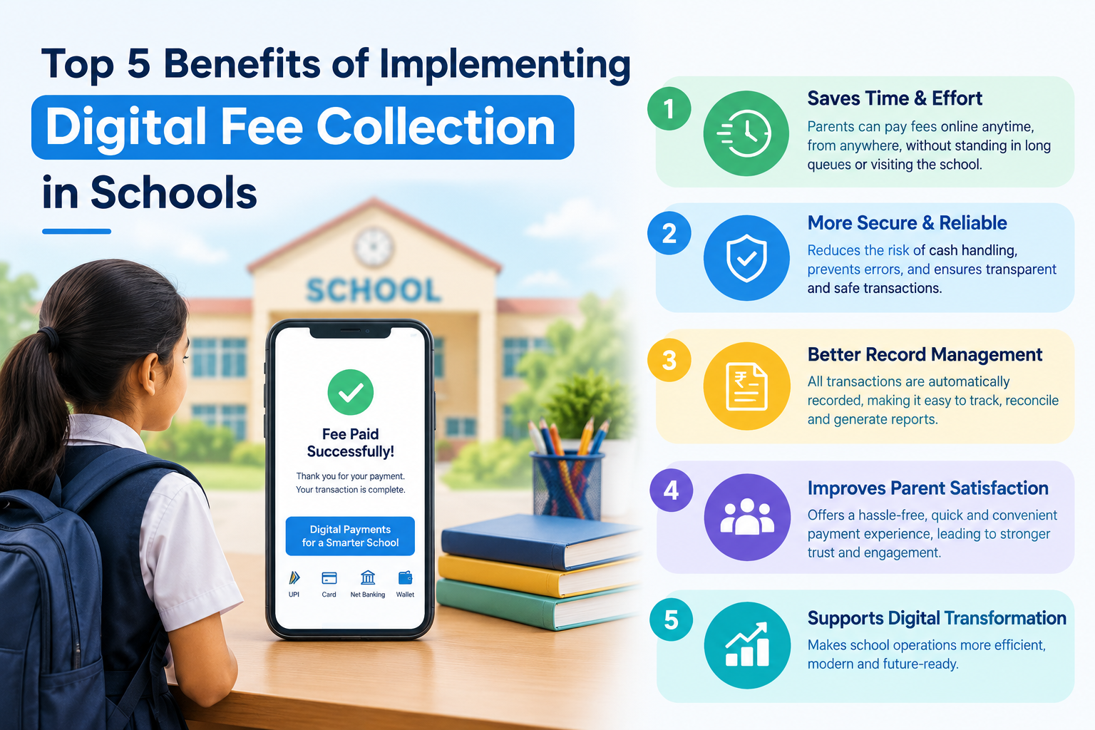 Top 5 Benefits of Implementing Digital Fee Collection in Schools